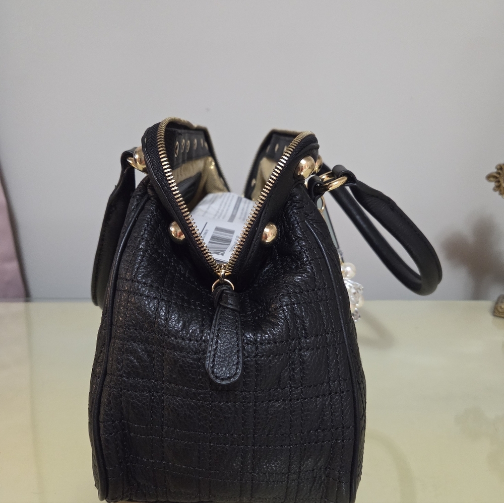 Frosting By Mary Norton Black Frame Top Satchel - Picture 7 of 10